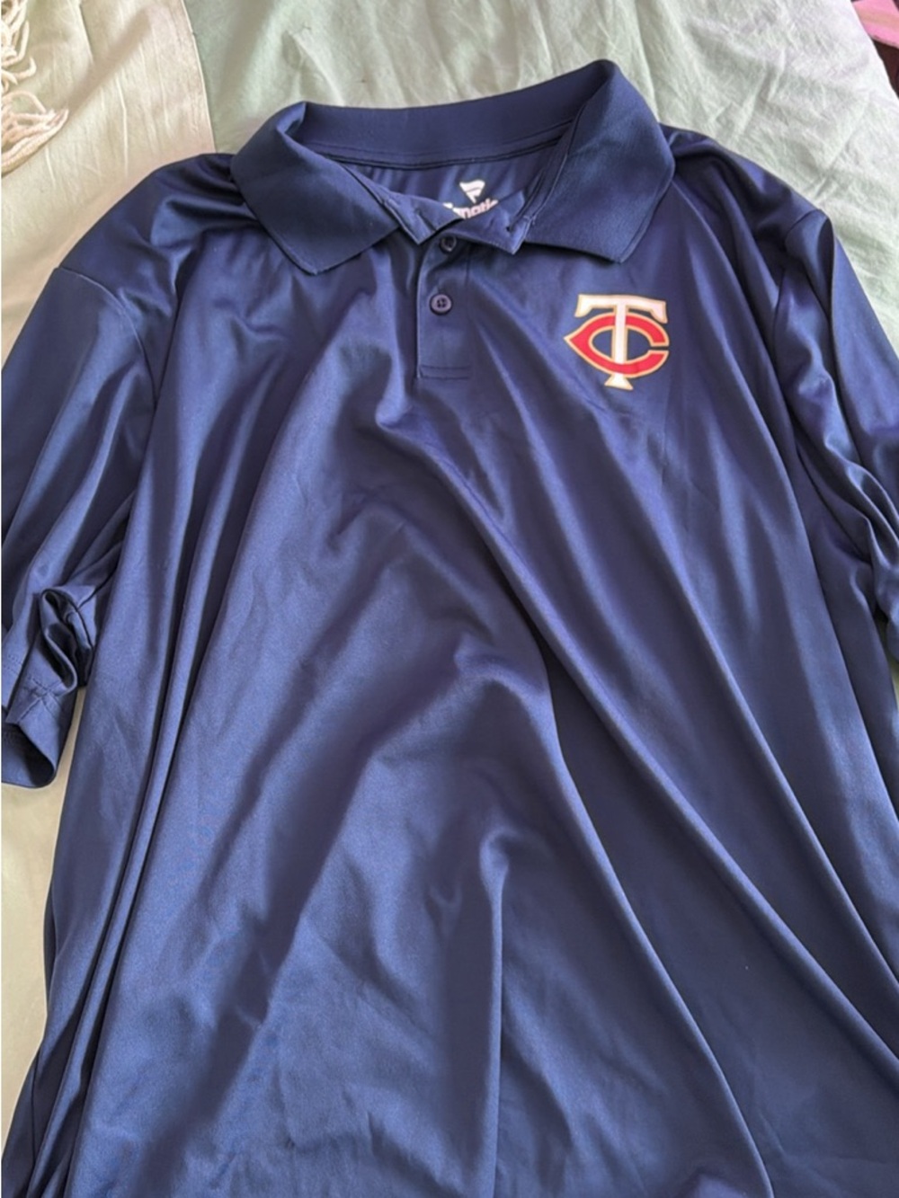 Fanatics Navy Polo with TC Logo Embroidery